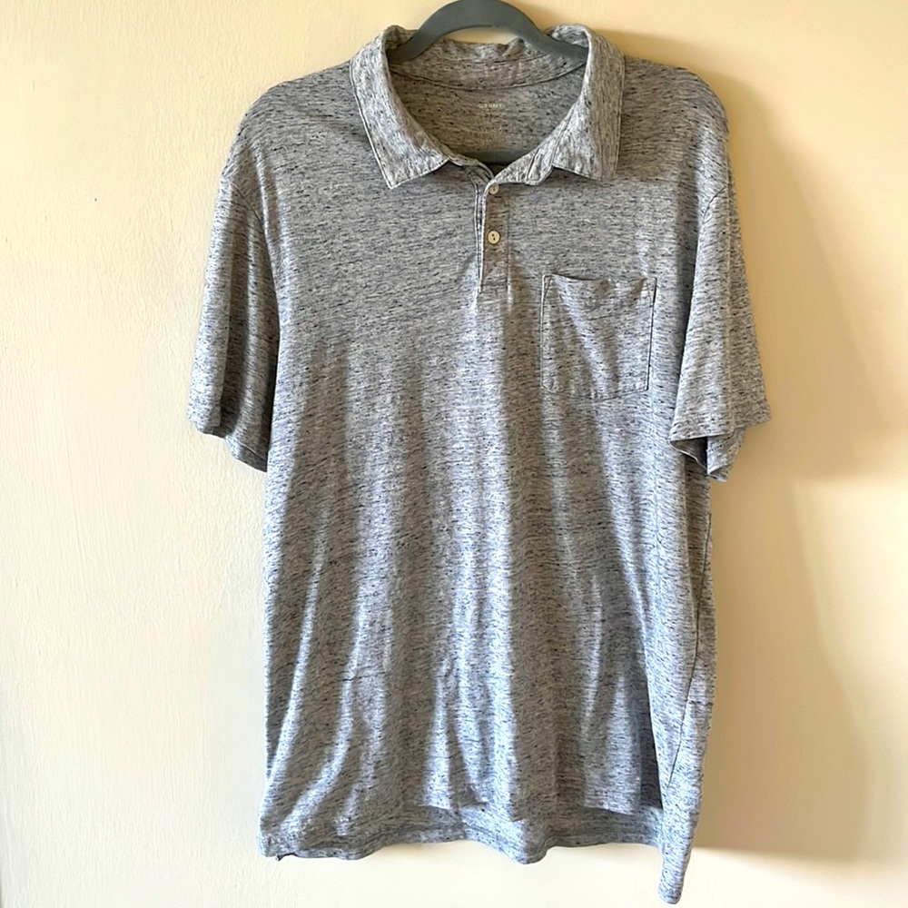 Men’s gray old navy polo size xl